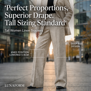<span class=keywords><strong>Pantaloni</strong></span> Larghi in Lino Personalizzati all'Ingrosso da Donna, Vestibilità Ampia, Lunghezza Interna Gamba <span class=keywords><strong>34</strong></span> Pollici, Stile Resort, Extra Lunghi - Product Image 4