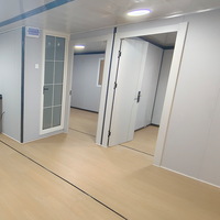 Rumah Kontainer Ekspansiabel Prefab Tiny Home Desain Kayu Dua Sayap Rumah Modular Portabel Langsung dari Pabrik