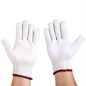 OMET Safety <b>Gloves</b> 450g-800g/Doz 40% Cotton 60% Polyester Breathable <b>Silicone</b>-Free Textured Anti-Heat Anti-Slip Anti-Cut 8oz/7oz - Product Image 2