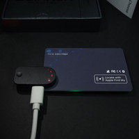 Localizador pequeño recargable MFi, rastreador GPS inteligente, BILLETERA, buscador antipérdida para dispositivos Apple, compatible con 'Find My'