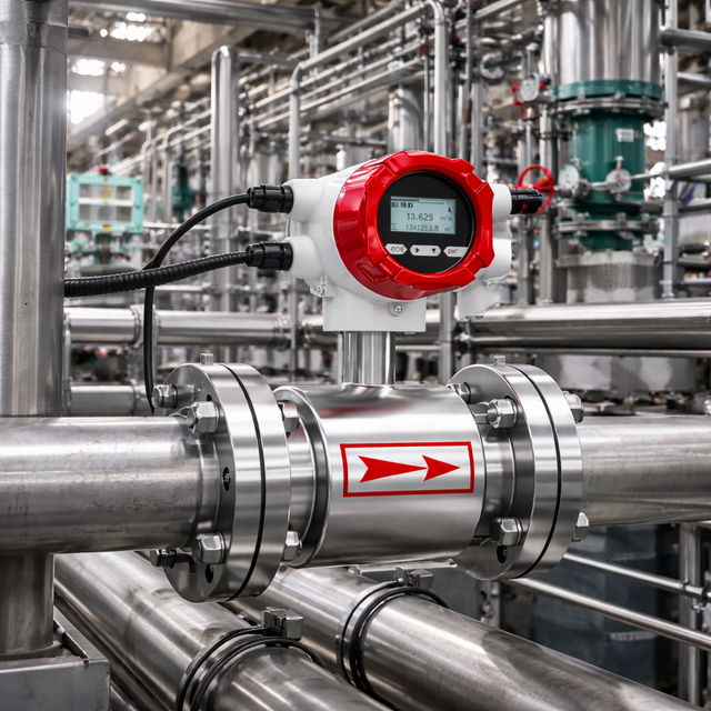 Advanced Wireless RS485 4-20mA Pulse HART Digital Liquid Water Electromagnetic Flow Meter for Smart City Water Management
