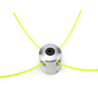 Tête de débroussailleuse en aluminium avec fil nylon, modèle 1101, garantie 1 an, pièces et accessoires pour tondeuse à gazon, fabriqué en Chine