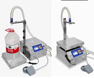 Machine de remplissage semi-automatique pour miel, pâte de sésame, huile comestible, colle, attar visqueux, bouteilles et canettes de bière - Product Image 2