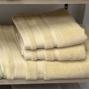 Serviette de bain et de séchage pour cheveux en coton 34x74cm 70x140cm – Vente en gros - Product Image 3