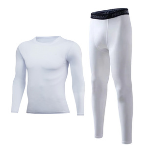 Combinaison de fitness pour hommes Gym Tight Fitting Pantalon à manches longues Combinaison d'entraînement de <span class=keywords><strong>basket</strong></span>-ball - Product Image 5
