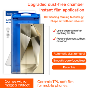 <span class=keywords><strong>Pellicola</strong></span> <span class=keywords><strong>Ceramica</strong></span> Morbida 2.5D Ultra-Sottile Anti-Graffio HD Trasparente Anti-Impronta Senza Bolle Senza Strappi Protezione Schermo S24Ultra - Product Image 2