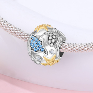 Original White Copper <b>Bead</b> <b>Bracelet</b> - DIY Ocean Adventure Pendant Jewelry, Personalized Accessories for Men and Women - Product Image 2