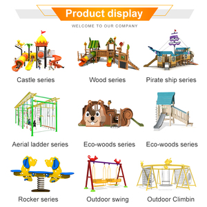 Phong cách hiện đại trẻ em trẻ em trò chơi ngoài trời thiết bị sân chơi nhựa, sân chơi trẻ em ngoài trời cho mẫu giáo - Product Image 4