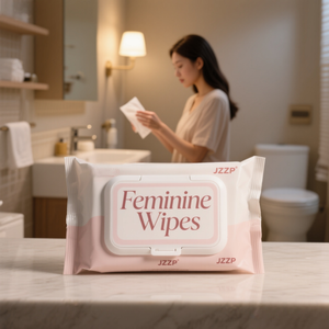 Lingettes humides lavables féminines personnalisées Lingettes intimes de marque privée pour le nettoyage sensible des femmes - Product Image 2