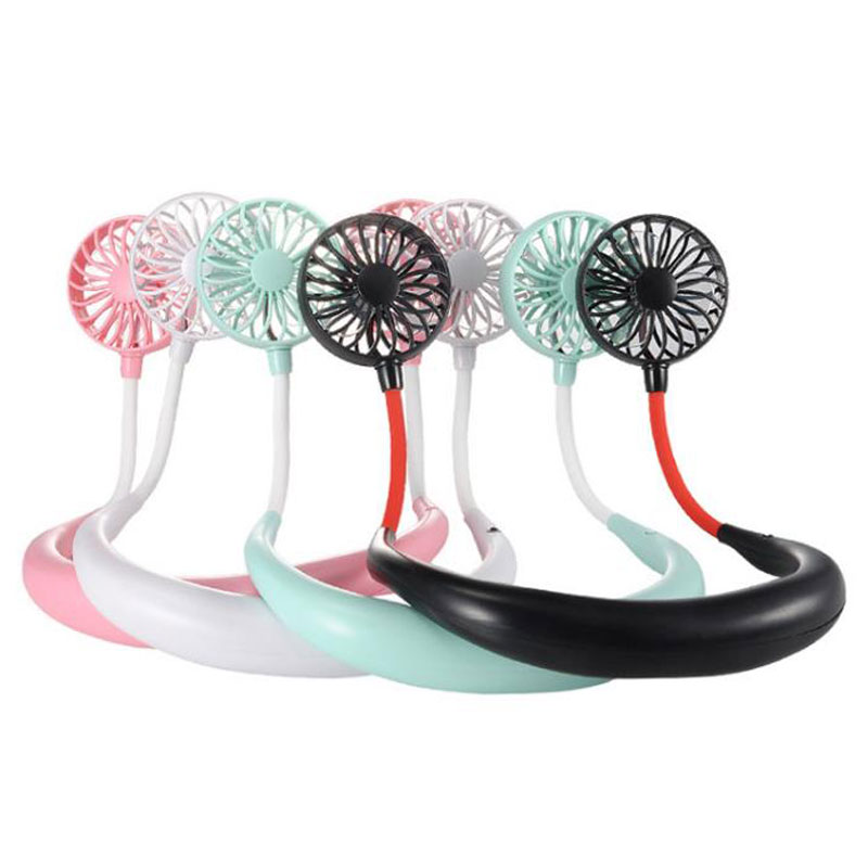 2020, шейный вентилятор, портативный Электрический спортивный вентилятор, охлаждающий вентилятор с подсветкой и ароматом