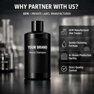 Champú para Barba de Marca Privada OEM, Limpiador Suave para Barba, Fabricante de Productos de Aseo Masculino, Serie Profesional para Barbería - Product Image 2