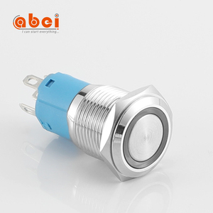 Dermabei-bouton de lampe éclairé, 19mm, bouton-poussoir momentané, bouton-poussoir pour borne d'arcade, verrouillage instantané - Product Image 2