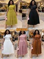 Robe longue plissée Miyaki élégante et stylée de haute qualité pour femmes africaines, grande taille, décontractée, pour soirée