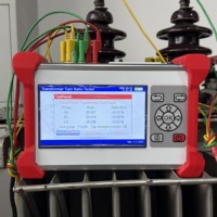 Testeur de rapport de transformateur TTR triphasé et monophasé pour groupes de polarité PT/CT avec 100 enregistrements de données