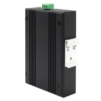 UOTEK Switch Ethernet No Administrado de 8 Puertos 10/100M, Entrada DC9-48V, Montaje en Pared, Switch Industrial, Estándar IEEE 802.3 10Base-T