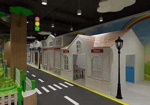 Attrezzatura Commerciale per Parco Giochi al Coperto per Bambini, Design Personalizzato, Casa Gioco per Giochi di Ruolo 'La Mia Città' - Product Image 6