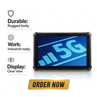Tablette industrielle robuste CE IP67 Win 10.1 pouces, 8 Go de RAM, 128 Go de ROM, 4G/5G LTE, Wifi, BT, GPS, NFC, tablettes robustes bon marché pour l'extérieur
