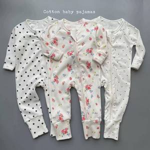 Pigiama in Cotone Personalizzato di Alta Qualità Unisex 0-<span class=keywords><strong>3</strong></span> <span class=keywords><strong>Mesi</strong></span> Maniche Lunghe Conforme agli Standard Europei Tutina per Bambini - Product Image 1