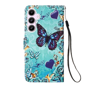 Funda Tipo Cartera con Estampado de Flores para Samsung A35 A55 S24, Funda de PU con Diseño de Tigre para Redmi K70E - Product Image 2