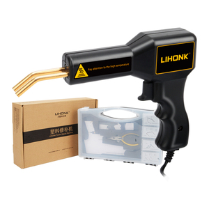 LK-702 Máquina de <span class=keywords><strong>soldar</strong></span> plástico de gran venta, kit de reparación de parachoques de coche, 400 <span class=keywords><strong>grapas</strong></span>, juego de pistola de soldadura de plástico de calentamiento rápido - Product Image 1