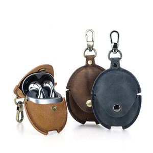 Vente en gros d'étuis de protection pour écouteurs Bluetooth en cuir véritable antichoc portables pour écouteurs Huawei Freebuds 5 de haute qualité - Product Image 1