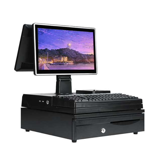 Quick Order Restaurant POS System with Touchscreen 64G+4G Intel I3 2th MCU Mother Board for Small Business Owner