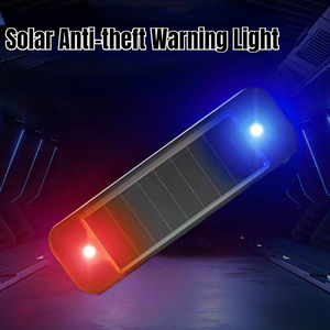 Mini Lampe <span class=keywords><strong>de</strong></span> Sécurité Solaire LED Autonome pour Voiture, Alarme Simulée Sans Fil Anti-Vol, Clignotante et Dissuasive pour <span class=keywords><strong>la</strong></span> <span class=keywords><strong>Nuit</strong></span> - Product Image 6