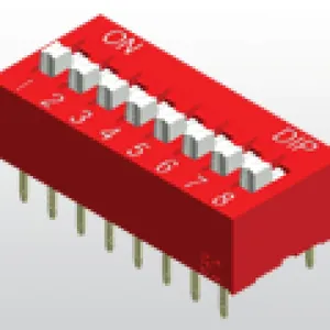 Commutateur DIPTRONICS pour les commutateurs de commande industriels Position ON/OF applicable NDS-07-V Variété de commandes de fonction