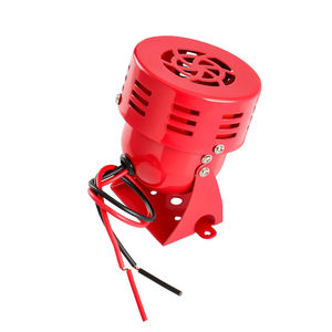 ไซเรนมินิโลหะสีแดง 12V DC 24V DC 220V AC 110V AC สำหรับเตือนภัยอุตสาหกรรม ป้องกันการโจรกรรม รุ่น MS-190 - Product Image 3