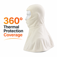 Capucha Ignífuga Ultraligera de 153g, Alta Resistencia 1206N, Color Blanco Hueso, Protección Contra Llamas GA 869