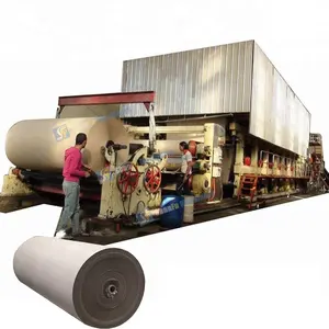 牛皮纸衬纸生产线牛皮纸制纸机工业双缸