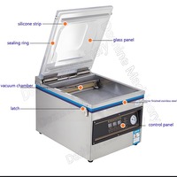 Scellant de chambre de Machine à emballer sous vide de dessus de Table commerciale DZ-400 pour la conception compacte du corps 110V/220V d'acier inoxydable de nourriture