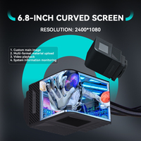Refroidisseur de processeur liquide AIO avec écran LCD RS360 3D CS 300W TDP 2500RPM Ventilateur à roulement fluide pour boîtier d'ordinateur de jeu Intel LGA1700 AMD AM5