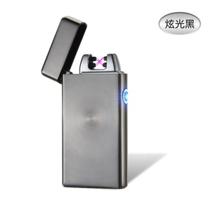 Briquet électrique sans flamme <span class=keywords><strong>FR</strong></span>-609, rechargeable par USB, à double arc, briquet dragon pour cigarettes, vente chaude - Product Image 4