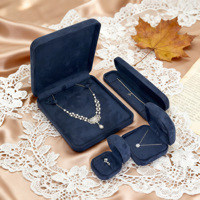 Boîte de rangement ronde en velours FANDIJI pour bijoux, petite boîte de présentation pour bijoux, vente en gros, emballage personnalisé pour bijoux