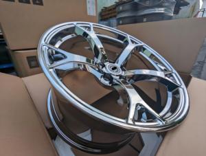Jantes forgées triple chrome 19x9.5 19x10.5 à lèvre profonde 5x114.3 pour Infiniti Q50 Q60 G37 <span class=keywords><strong>Nissan</strong></span> 370Z <span class=keywords><strong>350Z</strong></span> Q50 Q60 G37 <span class=keywords><strong>Nismo</strong></span> - Product Image 6