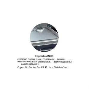 Coperchio para cocina de gas Clf 90 Inox - Product Image 2