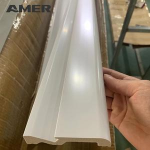 Giá nhà máy Amer PS Ốp chân tường trang trí nội thất <span class=keywords><strong>Polystyrene</strong></span> ván chân tường không thấm nước màu trắng phong cách hiện đại - Product Image 4