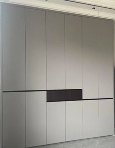 Meubles de vestiaire modernes personnalisables avec portes en verre armoires pour chambre à coucher hôtel salon maison appartement villa utilisation - Product Image 2