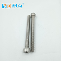 Perno Hexagonal de Acero Inoxidable DIN GB ANSI Clase A2/A4, M4-M64, Niquelado/Cromado
