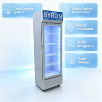Vitrine réfrigérée verticale pour boissons, refroidisseur d'air commercial pour supermarchés et commerces de détail