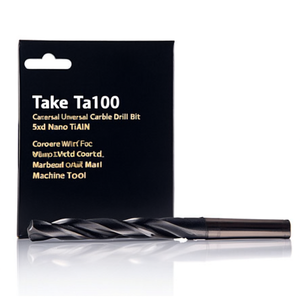 Foret universel en carbure Ttake Ta1003 5Xd avec revêtement Nano TiAlN pour machines-outils - Product Image 2