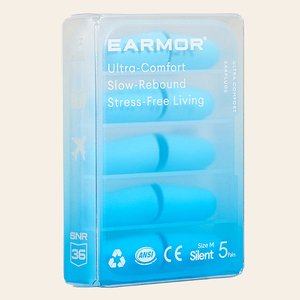سدادات أذن EARMOR من الفوم ذو الذاكرة بطيئة الارتداد للنوم وإيقاف الشخير، سدادات أذن فائقة النعومة للنساء والأطفال - Product Image 2