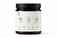 Poudre d'extrait de champignons 10-en-1 en vrac |   Mélange de Lion's Mane, Reishi, Cordyceps et Chaga |   40% de polysaccharides pour soutenir le système immunitaire