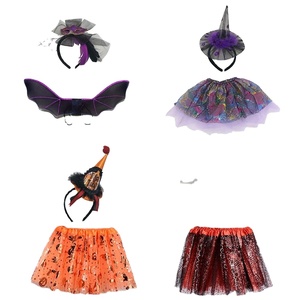 <b>Headband</b> Skirt for 3 Years Old Girl Halloween Party Supplies - Product Image 1