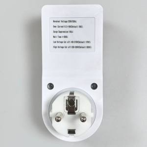 Protector Automático de Voltaje y Corriente, Enchufe Francés de 220V 16A, Protección para Refrigerador, Autoprueba - Product Image 1