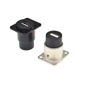 Módulo de enchufe <span class=keywords><strong>usb</strong></span> hembra de metal tipo <span class=keywords><strong>D</strong></span>, adaptador de soporte de montaje de panel <span class=keywords><strong>usb</strong></span> 3,0, conector hembra a hembra para 86 paneles cannon - Product Image 4