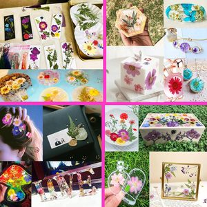 Grandi <span class=keywords><strong>Fiori</strong></span> Essiccati Naturali Pressati per Resina, <span class=keywords><strong>Fiori</strong></span> Botanici Colorati per Nail Art Fai da Te, Sapone, Artigianato, Segnalibri - Product Image 6