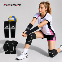 Ensemble de genouillères et de manchons de protection en mousse épaisse unisexe, anti-choc, pour le volley-ball, la danse et les sports