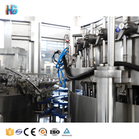 Machine à fabriquer de l'eau gazeuse pour petites entreprises, unité de remplissage de bouteilles en verre pour boissons gazeuses, idéale pour les startups